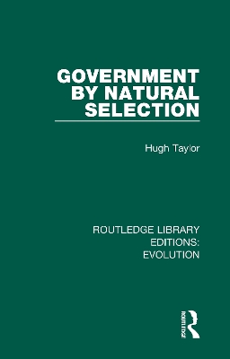 Cover of Government by Natural Selection