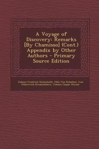 Cover of A Voyage of Discovery