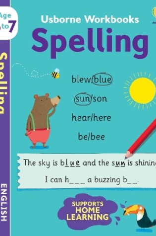 Cover of Usborne Workbooks Spelling 6-7