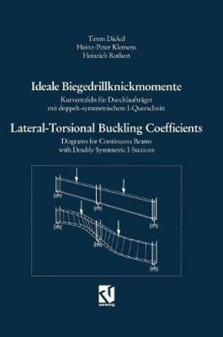 Cover of Ideale Biegedrillknickmomente / Lateral-Torsional Buckling Coefficients