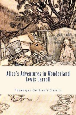 Book cover for Alice's Adventures in Wonderland (Illustrated - Large Print)