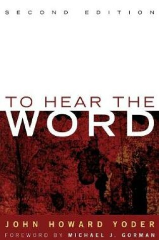 Cover of To Hear the Word - Second Edition