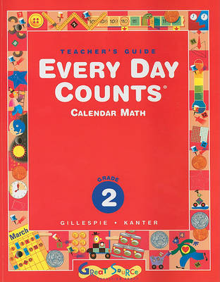 Book cover for Every Day Counts, Grade 2, Calendar Math