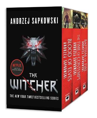Cover of The Witcher Boxed Set: Blood of Elves, the Time of Contempt, Baptism of Fire