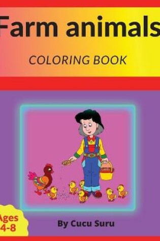 Cover of Farm animals coloring book