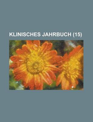 Book cover for Klinisches Jahrbuch (15 )