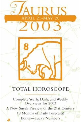 Cover of Total Horoscopes 2003: Taurus