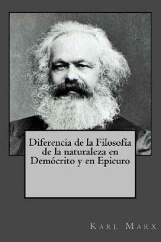 Cover of Diferencia de la Filosofia de la naturaleza en Democrito y en Epicuro