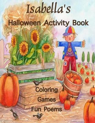 Book cover for Isabella's Halloween Activity Book