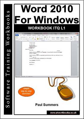 Book cover for Word 2010 for Windows Workbook Itq L1