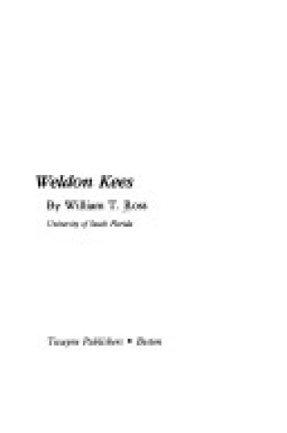 Cover of Weldon Kees