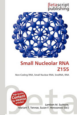 Cover of Small Nucleolar RNA Z155