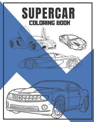 Book cover for Supercar Coloring book