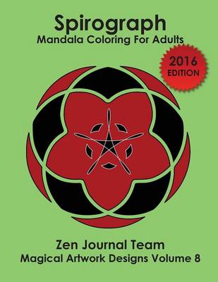 Book cover for Spirograph Mandala Coloring for Adults