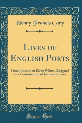 Cover of Lives of English Poets