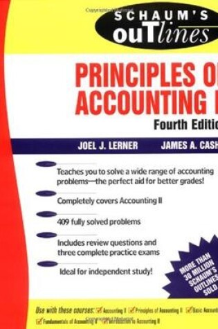 Cover of Schaum's Outline of Principles of Accounting II