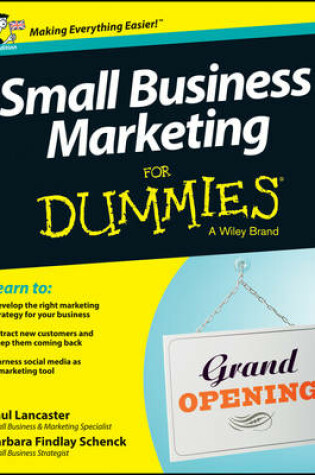Cover of Small Business Marketing For Dummies