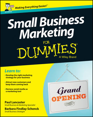 Book cover for Small Business Marketing For Dummies