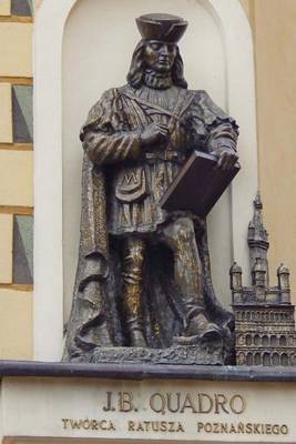 Book cover for Giovanni Battista de Quadro Statue in Poznan City, Poland Journal