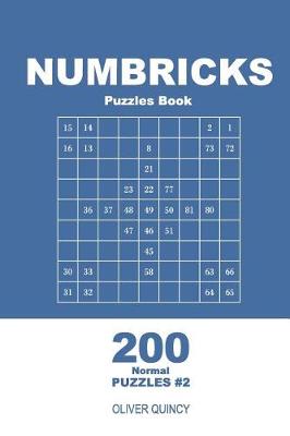 Book cover for Numbricks Puzzles Book - 200 Normal Puzzles 9x9 (Volume 2)