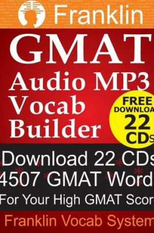 Cover of Franklin GMAT Audio MP3 Vocab Builder
