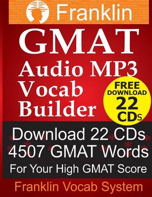 Book cover for Franklin GMAT Audio MP3 Vocab Builder