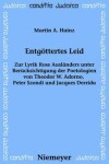 Book cover for Entgoettertes Leid