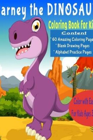Cover of Barney the Dinosaur Coloring Book for Kids