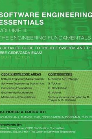 Cover of SOFTWARE ENGINEERING ESSENTIALS, Volume III