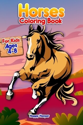 Cover of Horses Coloring Book