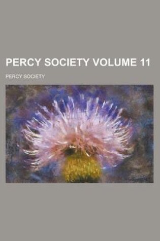 Cover of Percy Society Volume 11