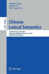 Book cover for Chinese Lexical Semantics