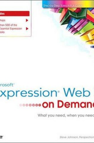Cover of Microsoft Expression Web 3 on Demand