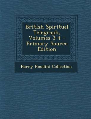 Book cover for British Spiritual Telegraph, Volumes 3-4