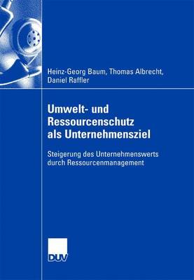 Book cover for Umwelt- Und Ressourcenschutz ALS Unternehmensziel