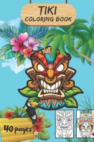 Cover of Tiki Coloring book