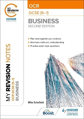 Book cover for My Revision Notes: OCR GCSE (9-1) Business Second Edition