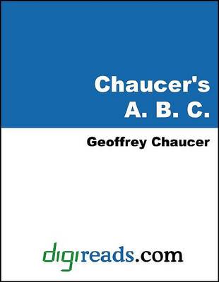 Book cover for Chaucer's A. B. C.