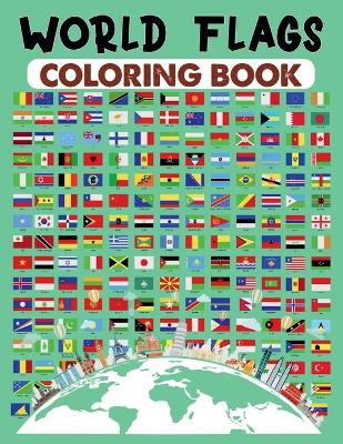 Book cover for Word Flags Coloring Book