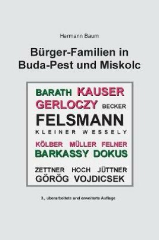 Cover of Bürger-Familien in Buda-Pest Und Miskolc