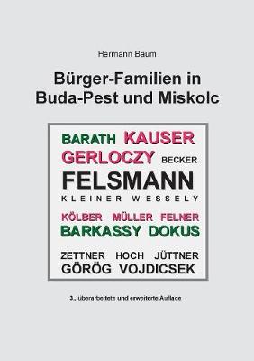 Book cover for Bürger-Familien in Buda-Pest Und Miskolc