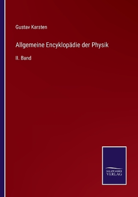 Book cover for Allgemeine Encyklopädie der Physik