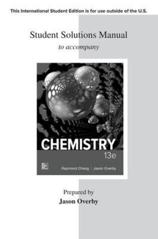 Cover of ISE Student Solutions Manual for Chemistry
