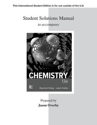 Book cover for ISE Student Solutions Manual for Chemistry