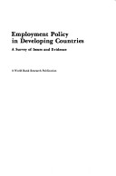 Book cover for Employment Policy in Developing Countries