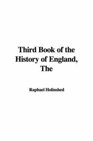 Cover of The Third Book of the History of England