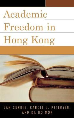 Book cover for Academic Freedom in Hong Kong