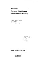 Book cover for Automatic Keyword Classification for Information Retrieval