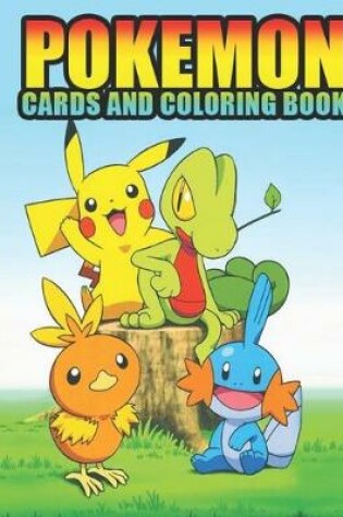 Cover of pokemon cards and coloring book