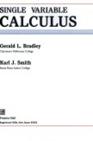 Cover of Calculus